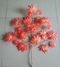 LT082934 Hot selling artificial leaf, decorative fake maple leaf branch made in China