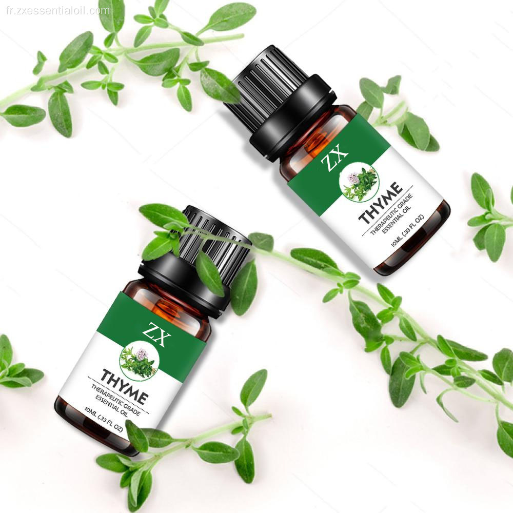 Huile essentielle de thym 100% pure et naturelle pour antibactérien et antiviral