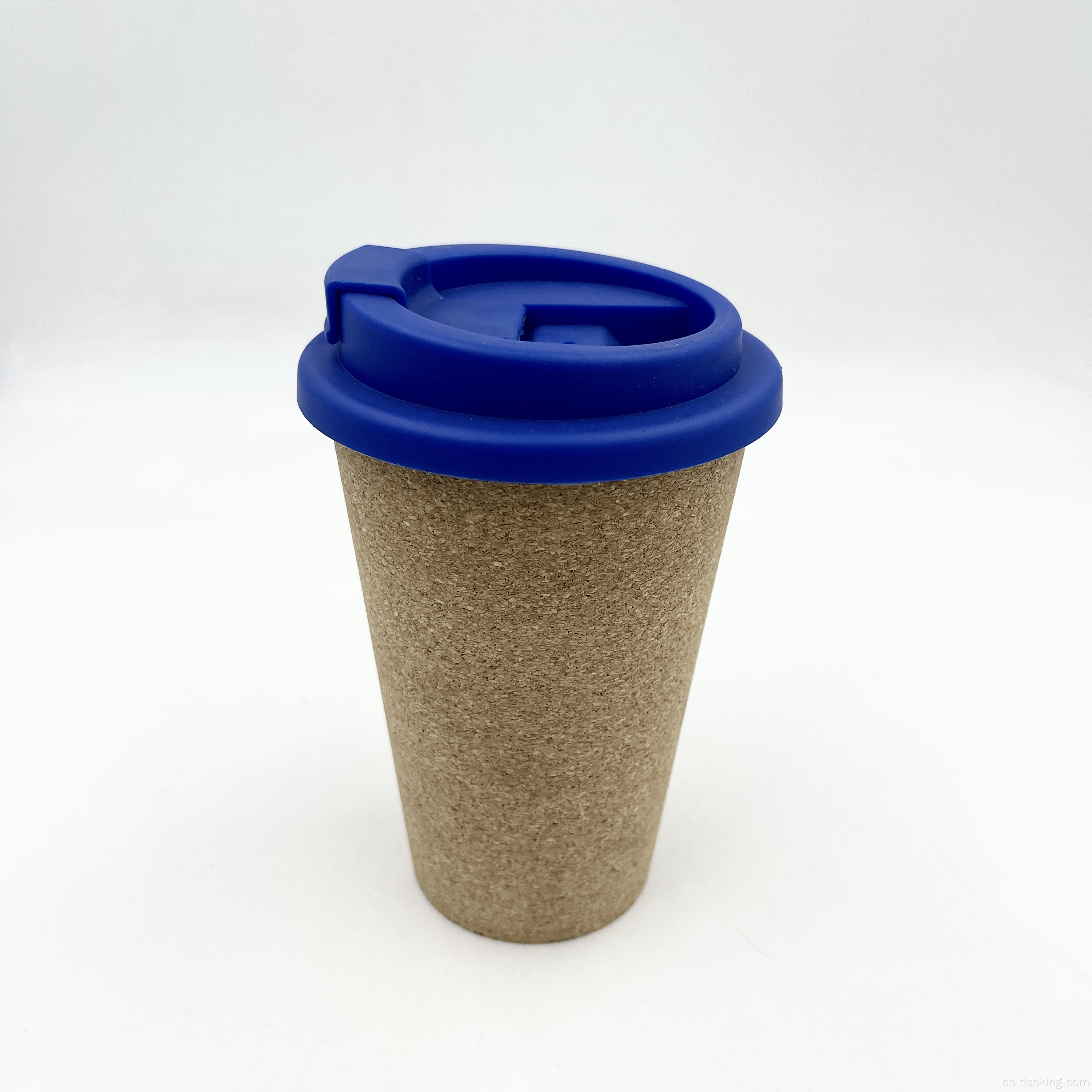 Logotipo personalizado reutilizable ecológico BPA gratis Cork Cafe Cafe con tapa