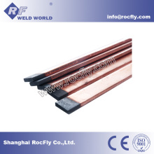 Copper Coated Flat Arc Air Gouging Carbon Graphite Electrode