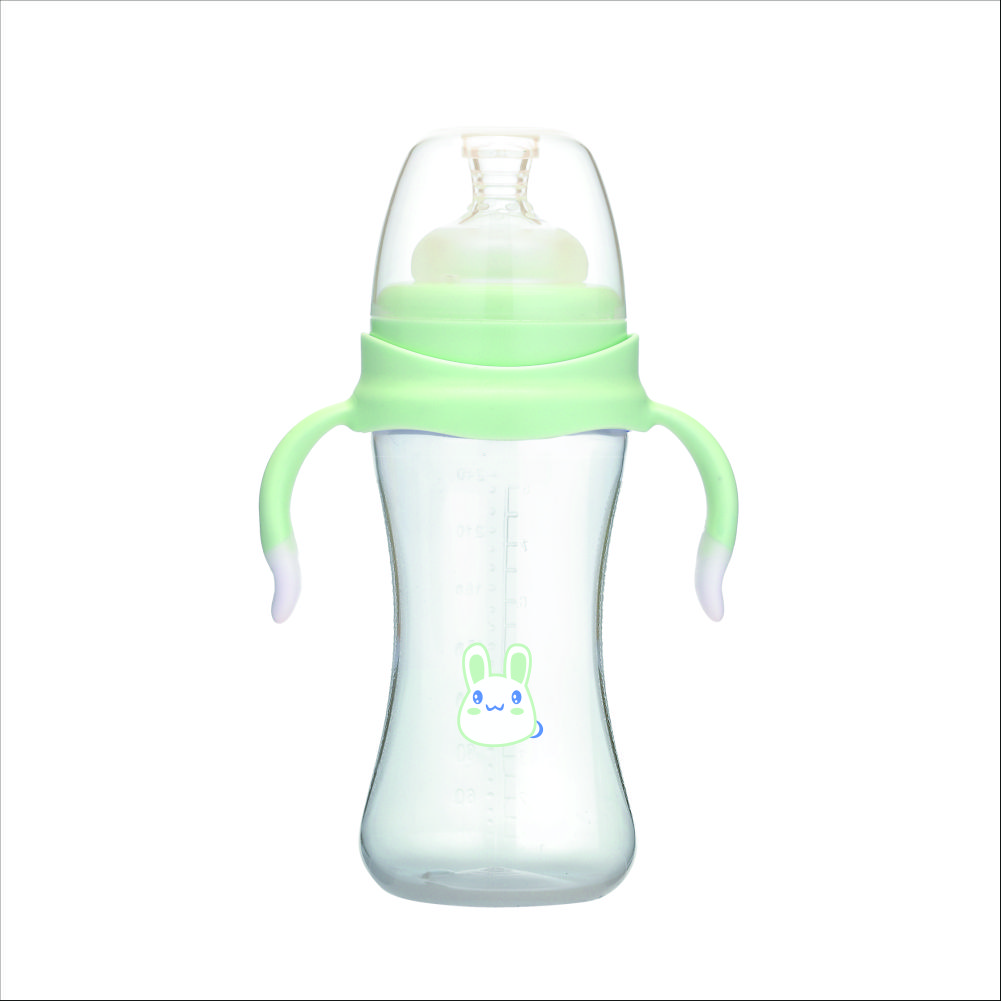 Wide neck baby feeding bottle