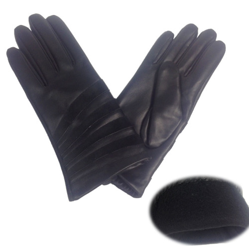 High quality sheep leather gloves ladies