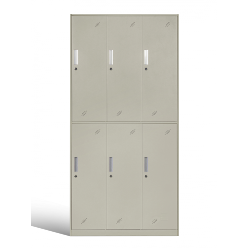 Narrow Side 6 Door Steel Gym Lockers