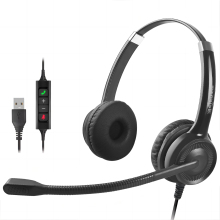 Noise Cancelling USB Call Center Headset Microphone