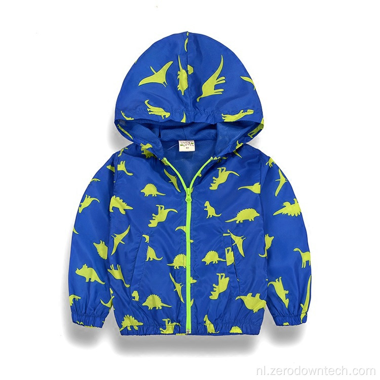 Aangepaste winter gewatteerde waterdichte hoody met rits