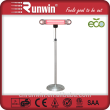 Solar powered panel electric patio heater