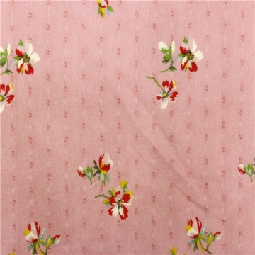 100% Printed Cotton Swiss Dots Fabric