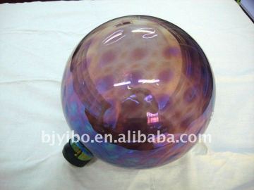 Lavender hollow glass balls
