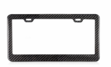 Carbon fiber car license plate
