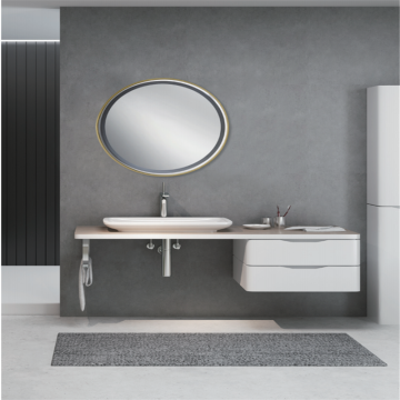 Miroir de salle de bain LED BGL-002 Meubles de salle de bain décoratifs modernes, approvisionnement de 16 ans pour les hôtels