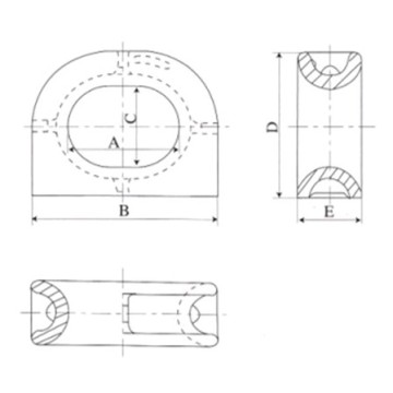 JIS PANAMA MARINE MOORING CLOSED CHOCK