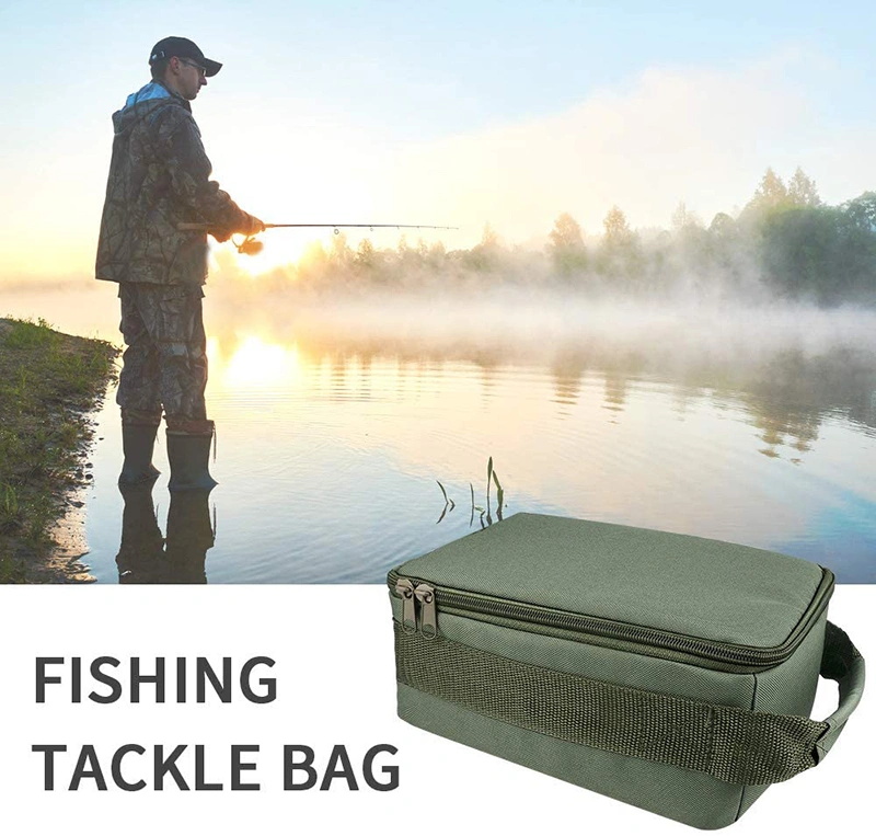 Fishing Reel Gear Bag Oxford Waterproof Fishing Tackle Bag Portable Fishing Reel Organizer Storage Reel Case for Spinning Fishing Tackle Bag