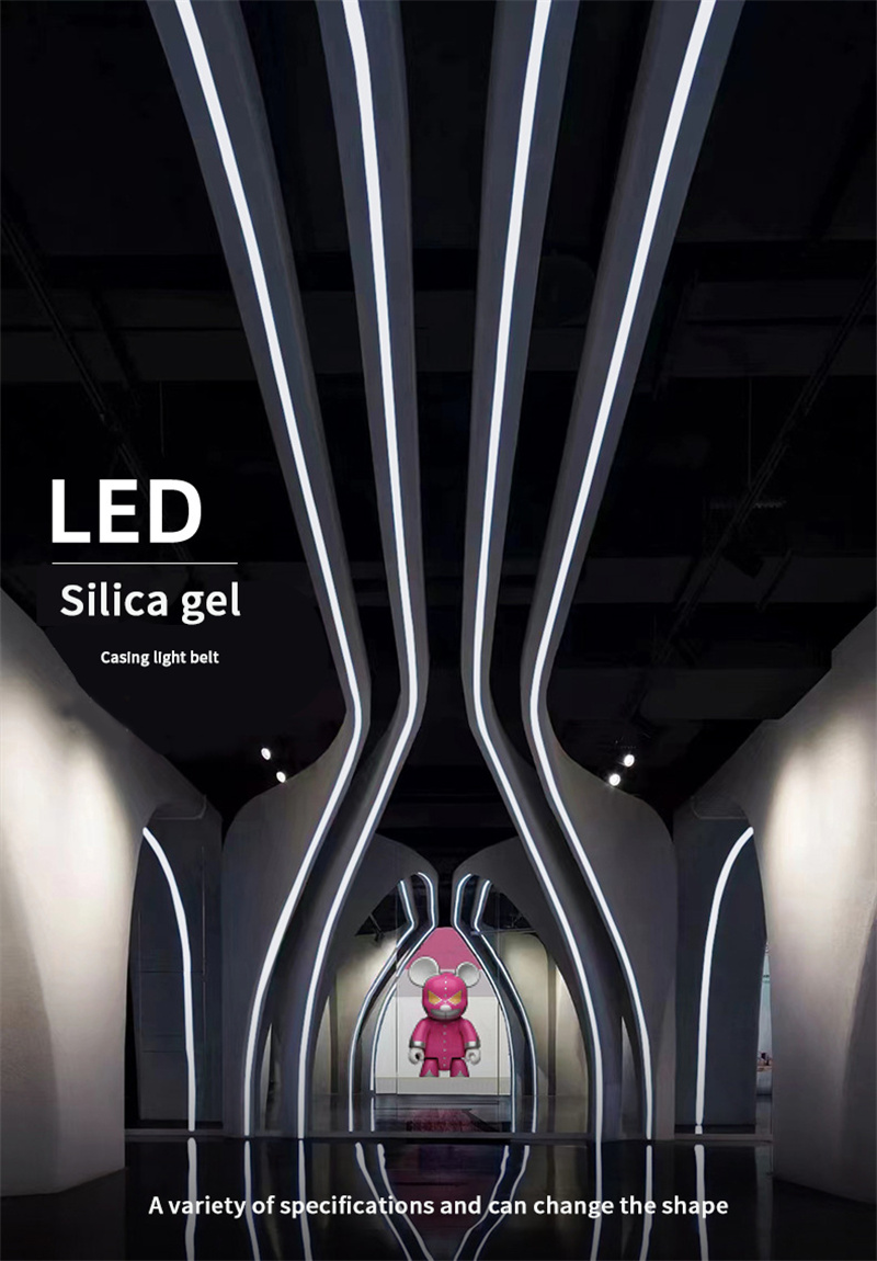 24V waterproof IP65 neon flexible strip led neon strip 120 leds 270 degree Silicone Tubing neon light
