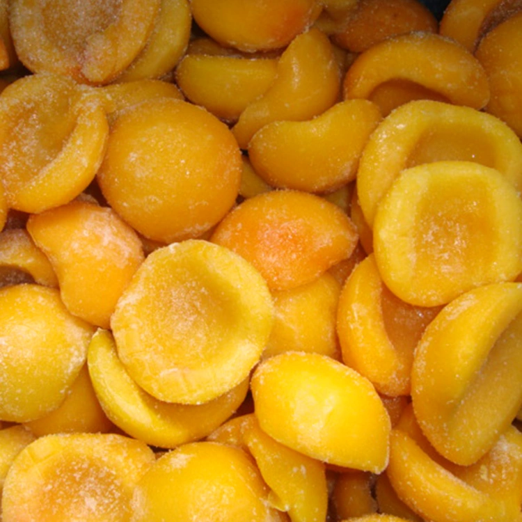 Frozen Fruits Sliced Yellow Peaches