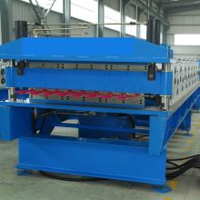 Steel double deck roll former machine