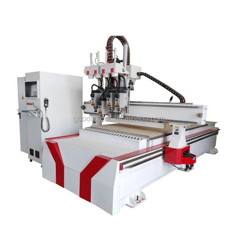 8 spindle 8 rotary multi head 4 axis cnc machine router 1325 with rotary