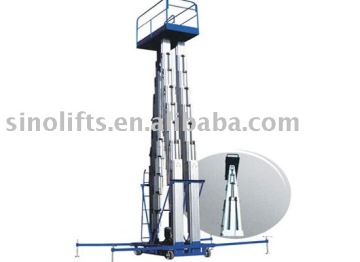 Mast aluminum lift platform