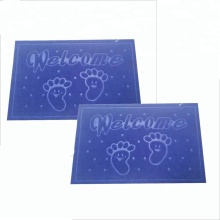 Rolls of velour embossed mat for market