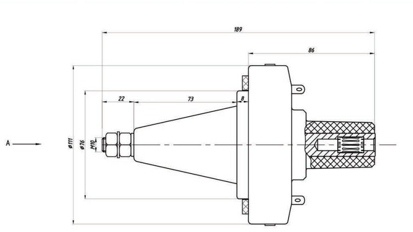 24kv Epoxy resin Insulated sf6 bushing for GIS switchgear