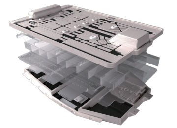 Power battery housing insulation powder coating