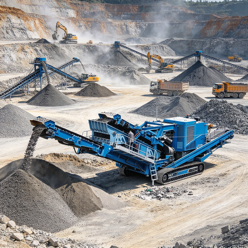 معدن سنگ سخت hard rock quarry