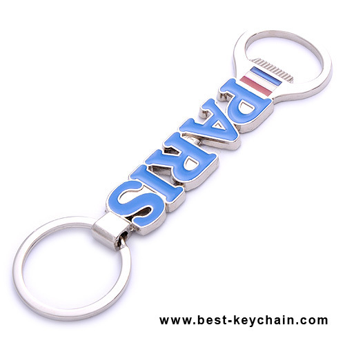 Zinc Alloy Souvenir Metal Letter Bottle Opener Keychain (BS11413)
