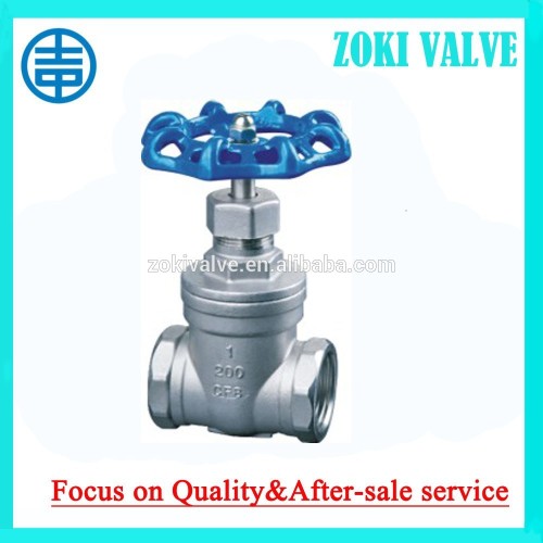 DN25 stainless steel gate valves