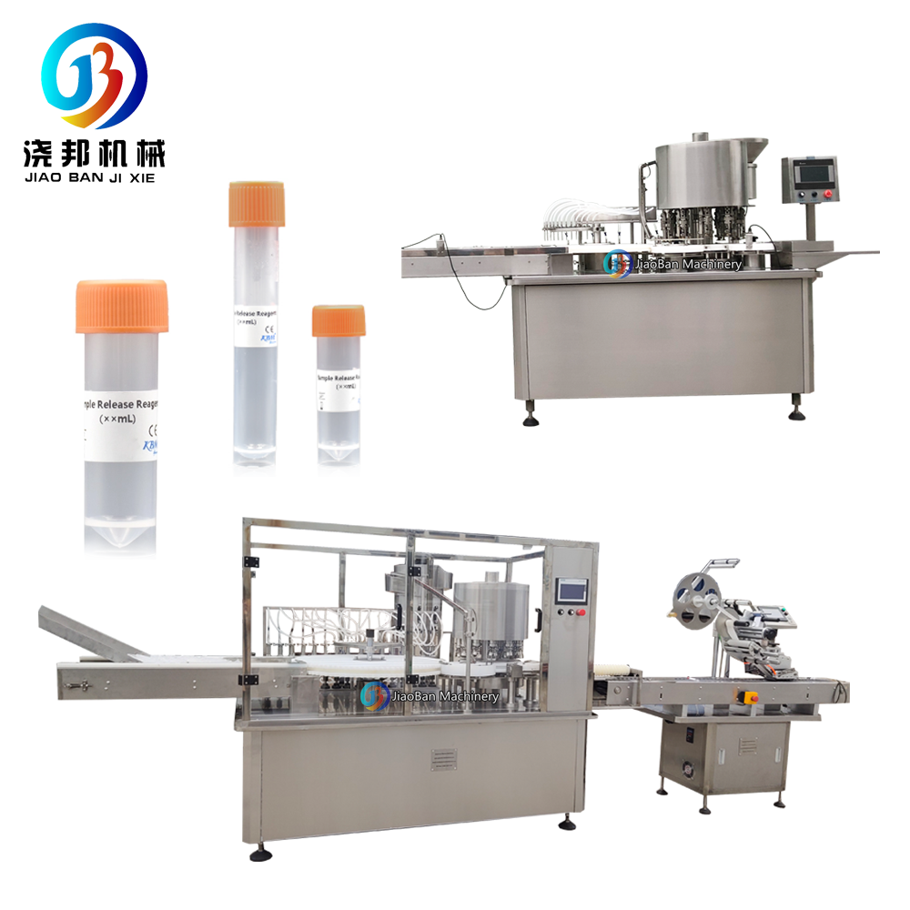 JB-PX4 China Factory Price 4 Heads spray Bottle pump bottle Filling Capping Labeling machine Line