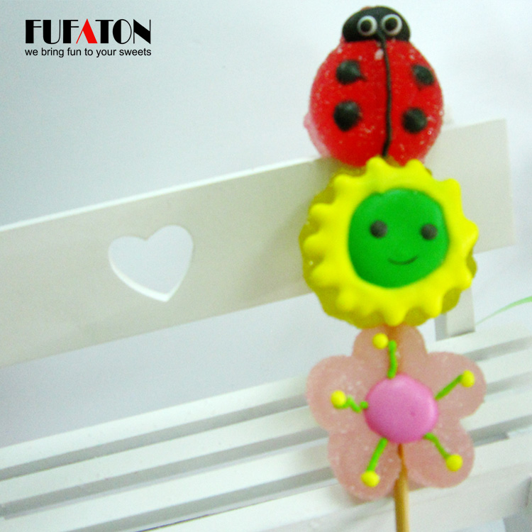 Eligent marshmallow flower rose sweet lollipop candy