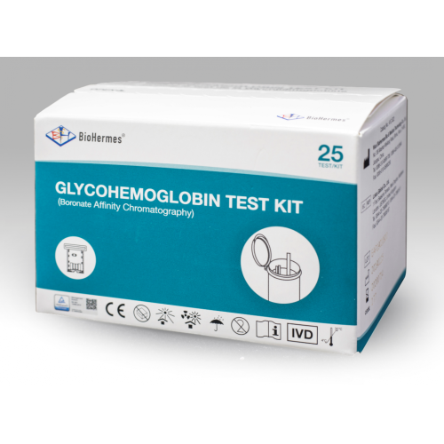 Automatiskt glykosylerat hemoglobin testpaket