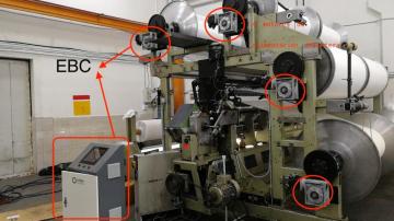 Conversion for warp knitting machine