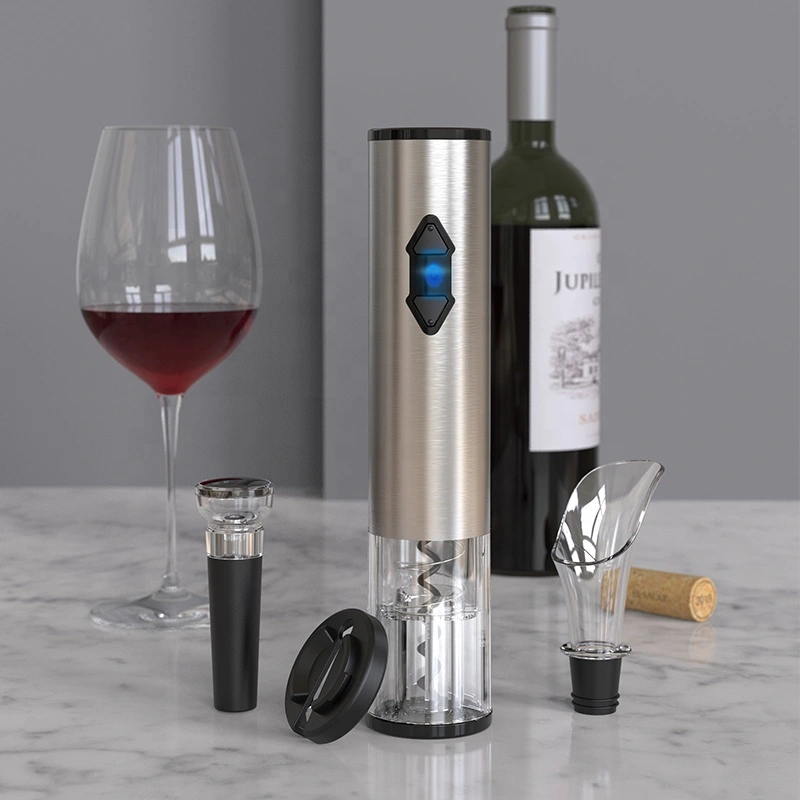 Wine Opener Set with Foil Cutter, Pourer and Stopper