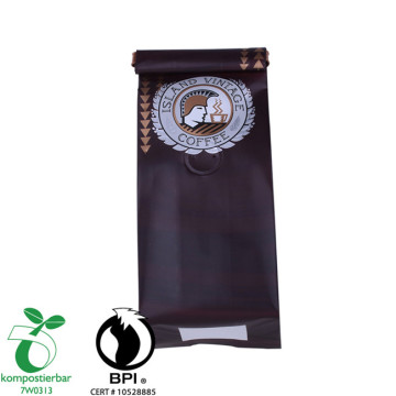 Bolsa de café com compostável bio com compostível personalizada 250g