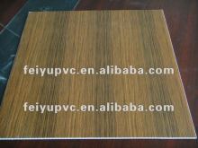 laminated wooden pvc ceiling panel