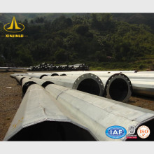 35kv Polygon Galvanized Steel Electric Power Poles