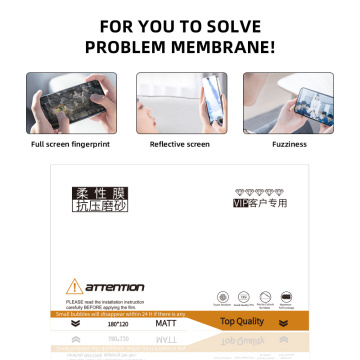 Frosted anti-glare schermbeschermer voor mobiele telefoons