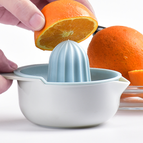 プラスチックオレンジレモンプレスカップハンドマッシャー