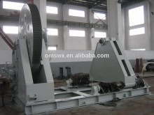10T tension wire rope hydraulic spooling winch for decking machine