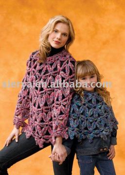 ladies hand knitted shawl