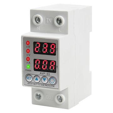 220V Intelligent Household Resettable Overcurrent and Undervoltage Protection Circuit Breaker, 63A