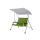 Steel luxury swing chair with canopy