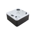 Outdoor Hot Tub Designs luxury white and black 4 person hot tubs