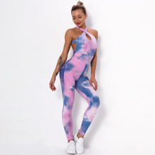 Yoga Clothing Women's One-pieces Workout Gym Jumpsuit Pants