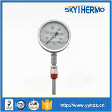 bimetal oil filled ambient fever temperature industrial probe thermometer