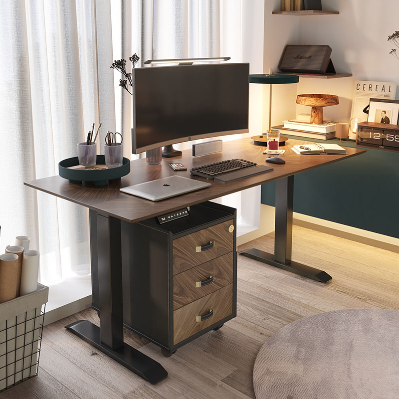 adjustable computer desk use in office