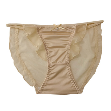 Wholesale Knitted Luxury Satin Lace Briefs & Hipster Panties for Women