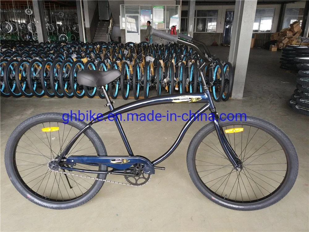 Spring Fork Chrome Vintage Adult Mens Beach Cruiser Bike 26