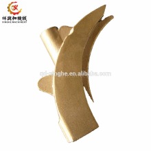 Precision brass bronze cooper shell cast sand casting with machining