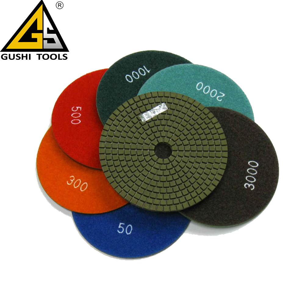 Dry Flexible Granite Marble Polishing Pads for Angle Grinder