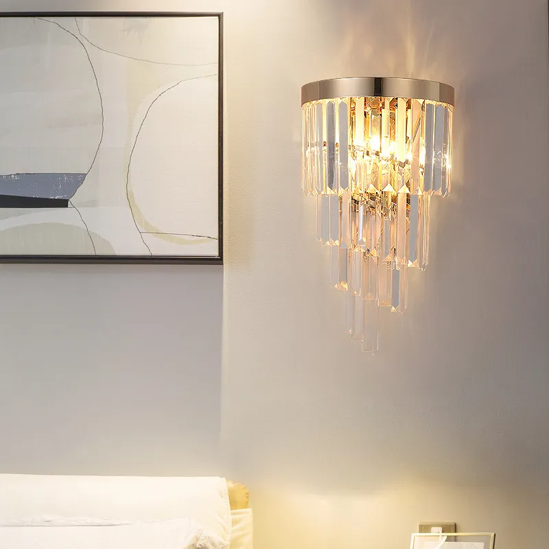 Elegant Nordic Crystal Chandelier for Luxurious Bedroom Decor